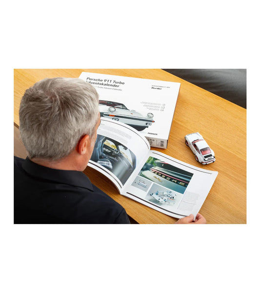 FRANZIS Porsche 911 Turbo Collectable Advent Calendar Your Own Desk Model Kit