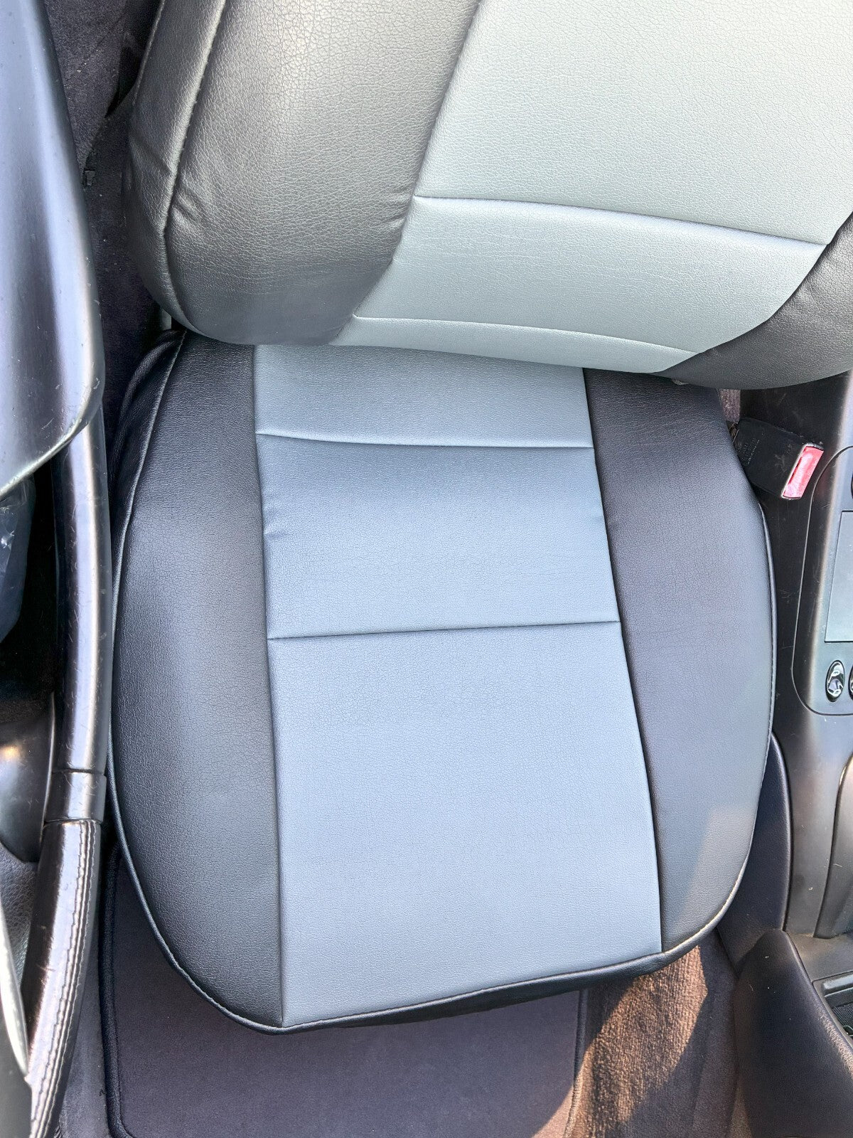 UK NEW X2 (A Pair/Set) Porsche 986 Boxster 97-04 Black & Grey Custom Fit Seat Covers for OE Factory Seats