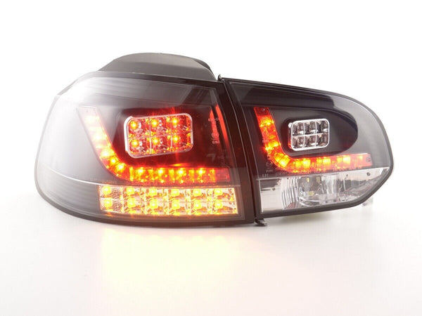 FK Set VW GOLF MK6 6 08-12 LED REAR LIGHTS LAMPS TAIL Black Smoke GTI GTD RHD