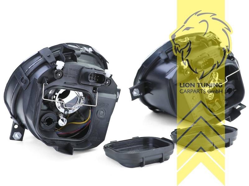 LT Pair Aftermarket Halogen Headlights VW Lupo black LHD 6X1 6E1 98-05 LHD