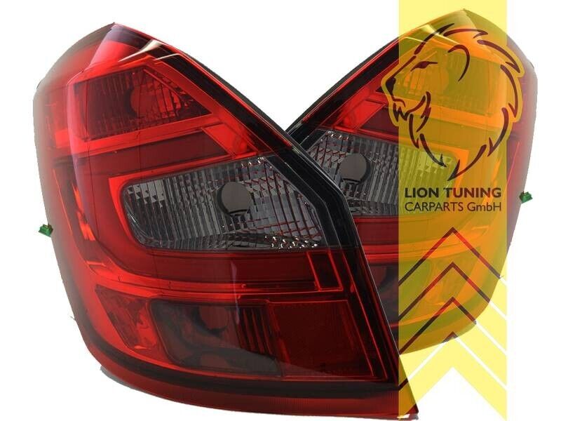 LT Set LED REAR LIGHTS LAMPS TAIL Skoda Fabia 2 5J 07-14 Limo Estate Red LHD