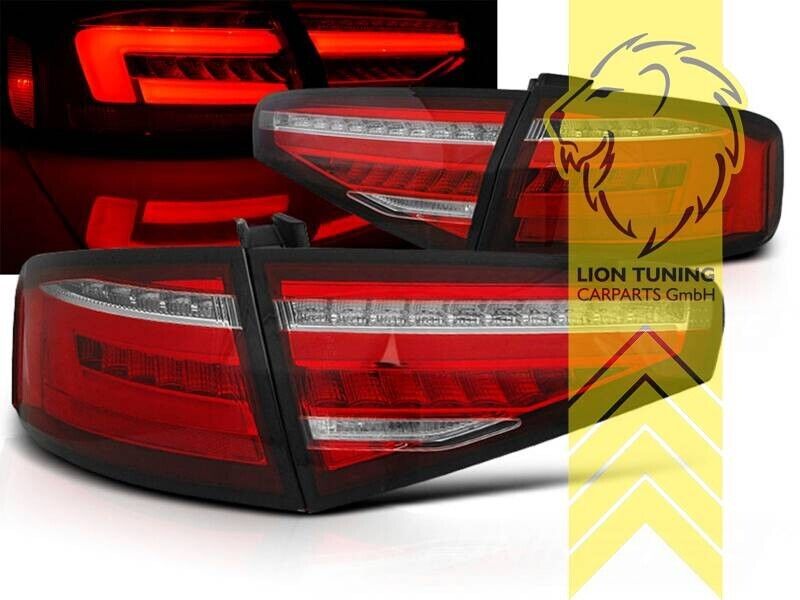 LT LED DRL Lightbar REAR LIGHTS Audi A4 B8 8K sedan red 11-15 OE LED LHD