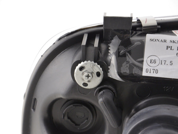 FK Pair LED DRL Lightbar Halogen Headlights VW Golf 3 91-97 chrome RHD