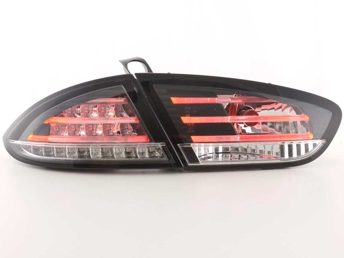 FK Pair LED Rear Lights Lightbar Tail Lamp Seat Leon 2 MK2 1P 09-12 black LHD