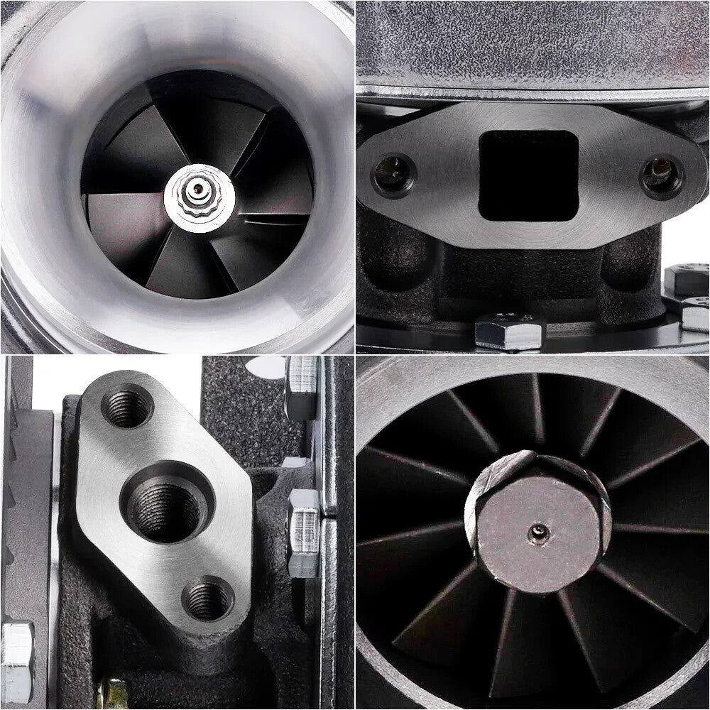 MXPR T70 Universal Turbo T3 V Band Exhaust Flange Twin-Scroll Turbocharger 500+