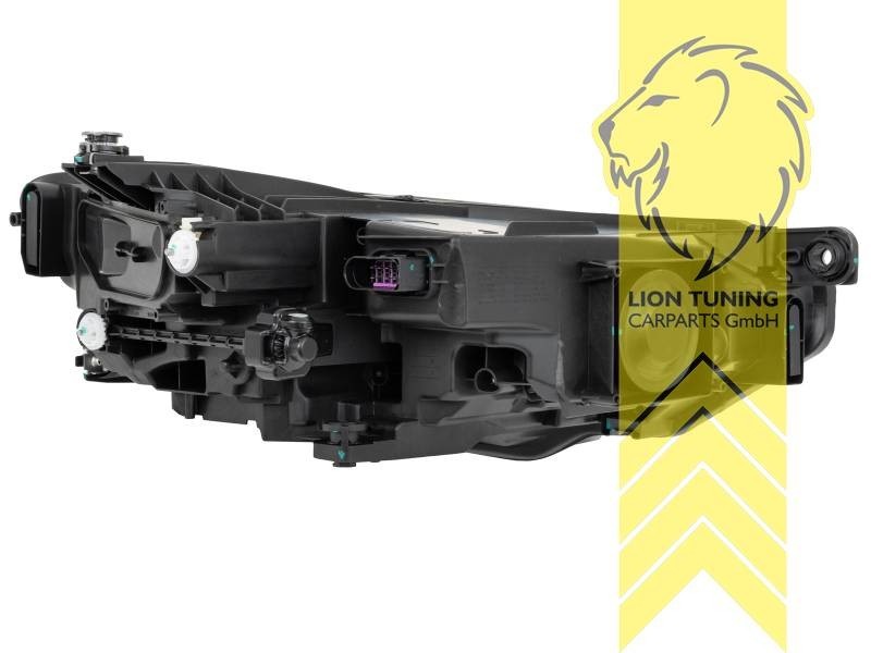 LT Pair Aftermarket LED DRL Lightbar Headlights VW Passat 3G B8 14-19 black LHD