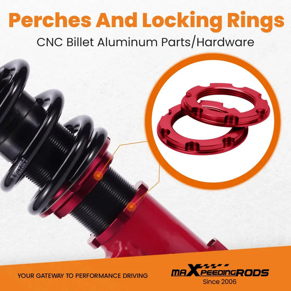 MXPR 24 Level Pro Lowering Coilovers Suspension INFINITI G37 Coupe Sedan RWD