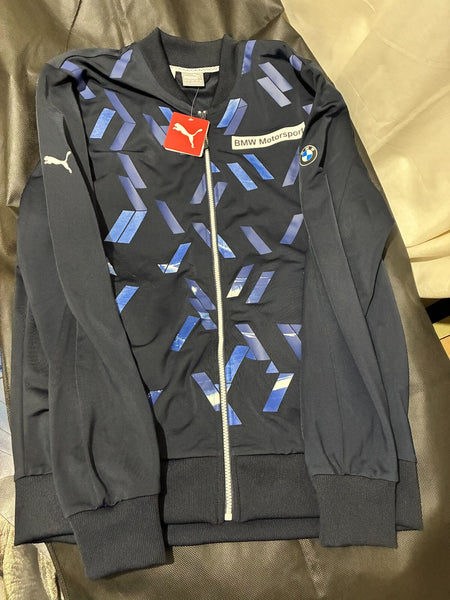 BNWT Official BMW M Motorsport Puma Tracksuit Top Jacket L Large Navy Mens Merch
