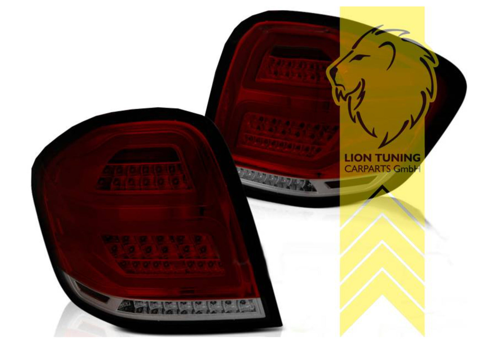 LT Pair LED Lightbar Rear Lights Tail Mercedes W164 ML M-Class LHD