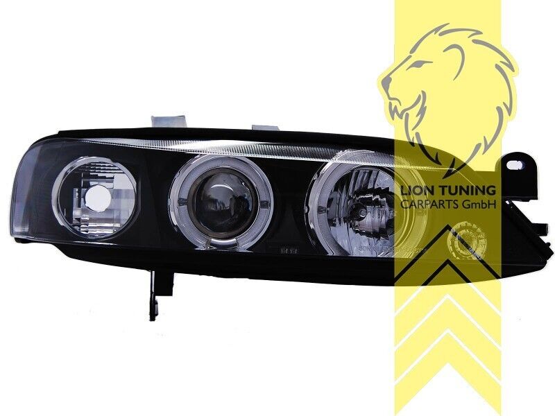 LT  Halogen H1 & LED Halo Headlights Opel Vectra B Facelift sedan caravan LHD