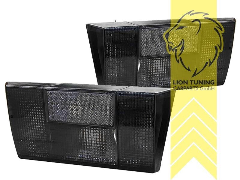 LT Pair Halogen Rear Lights Tail Lamps VW Golf 1 Cabrio 155 17 Blk OEM Style 74+