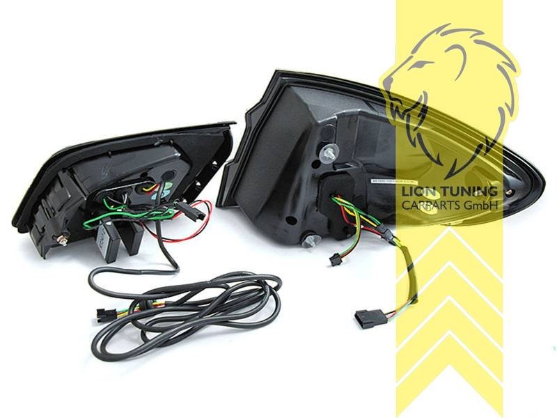 LT LED Lightbar DRL Rear Lights Tail BMW 5 Series F10 Sedan black dynamic LHD