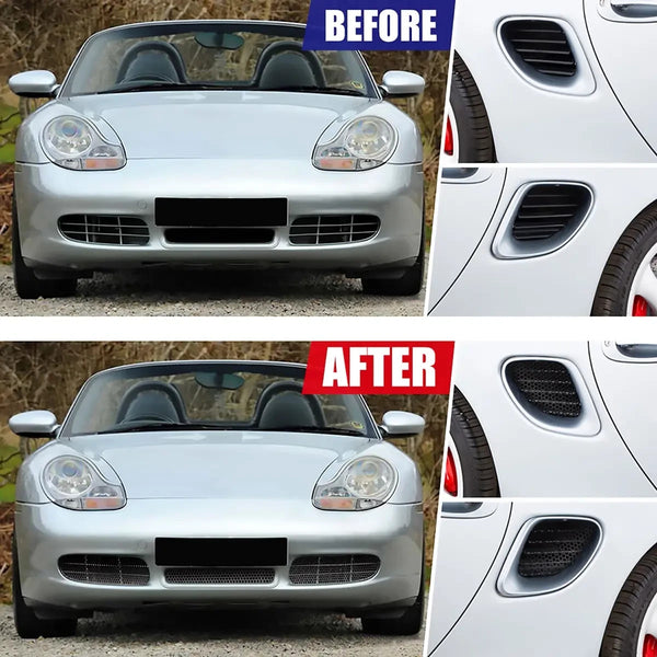 Aftermarket 5pcs Car Front Bumper Vent Mesh Grilles Porsche Boxster 986 97-02