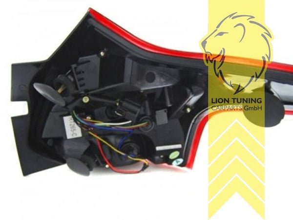 LT Pair LED Lightbar Rear lights Ford Focus 3 MK5 red 11-14 LHD