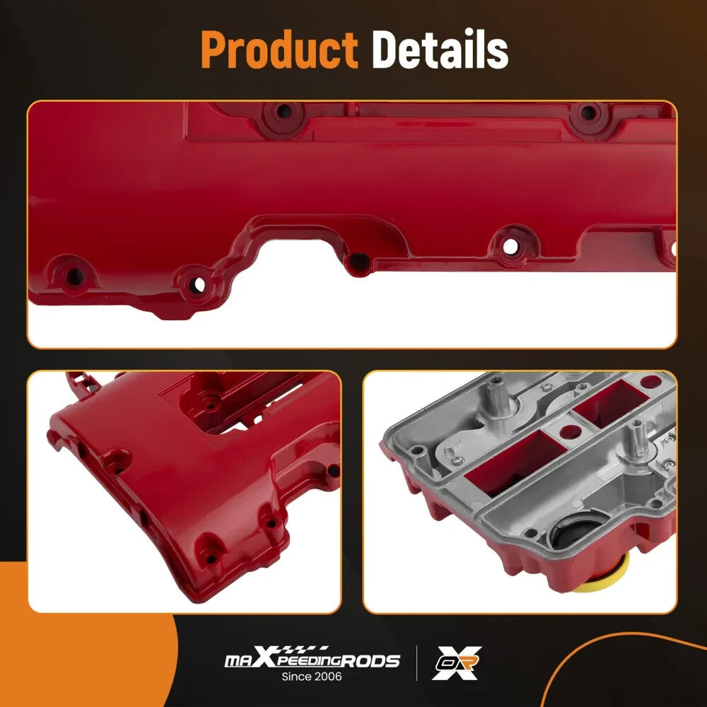 MXPR Aluminium Red Engine Valve Cover Chevy Cruze Sonic Volt 1.4L 11-19