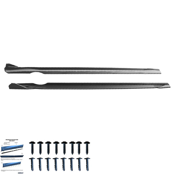 OW Side Skirt Extensions MERCEDES A Class A45 S Aero W177 19+ Gloss Black