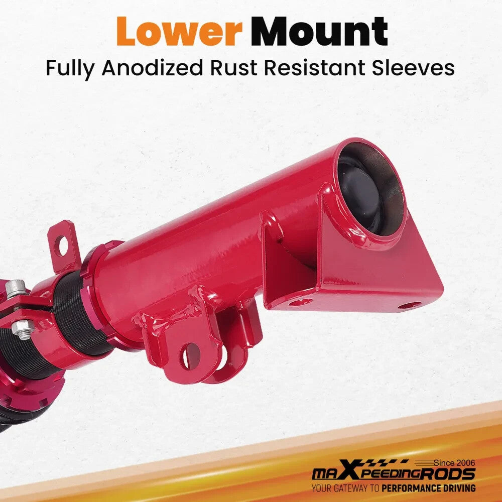 MXPR Adjustable Lowering Coilovers Mercedes W204 C180 C250 C300 08-14 RWD Sedan