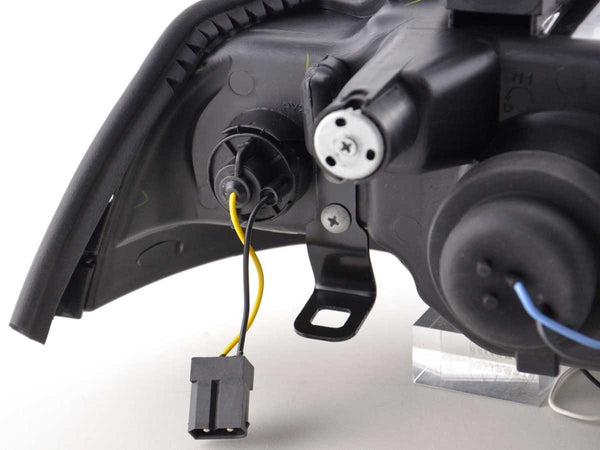 FK Pair LED DRL Lightbar Headlights BMW 3-series E36 Limo / Touring black RHD