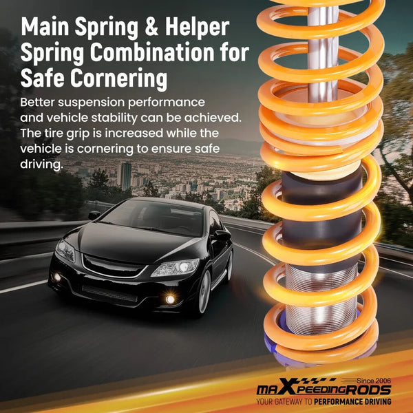 MXPR Comfort Lowering Suspension Coilovers BMW 3 Series E36 Coupe Saloon 91-99