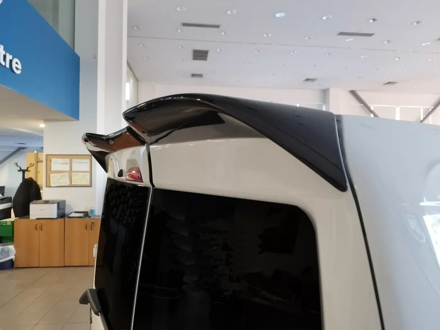 Motordrome Rear Wing Boot Roof Spoiler Barn Doors Ford Ford Transit Courier Mk2