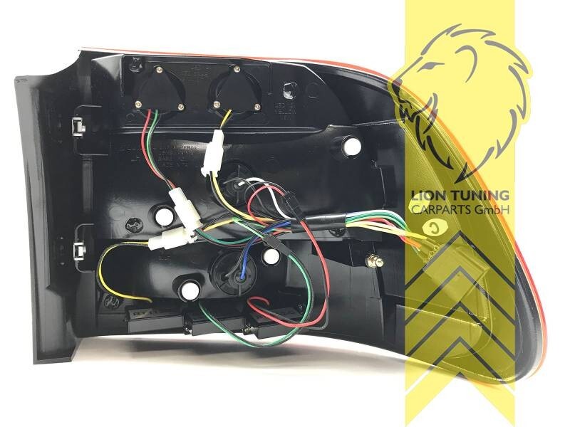 LT Pair LED Lightbar Rear Lights Tail Porsche Cayenne 1 9PA 02-07 Red LHD