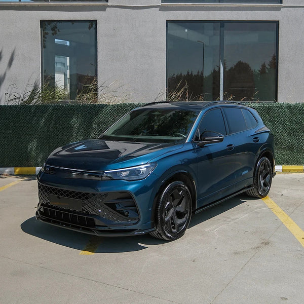 OW Side Skirt Extensions VW Tiguan Standard R-Line Mk3 2024+ Gloss Black