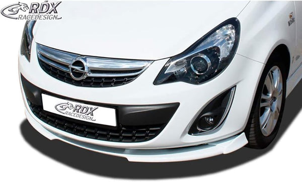 RDX Vario-X Front Bumper Splitter Spoiler Opel Corsa D Facelift 2010-14 PU