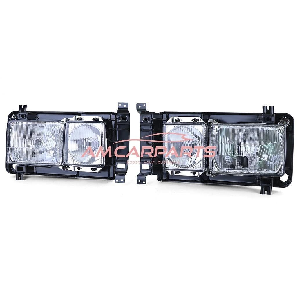 AMCP Pair Headlights VW T3 Transporter Van Bus Camper 1979-1992 Halogen LHD