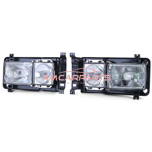 AMCP Pair Headlights VW T3 Transporter Van Bus Camper 1979-1992 Halogen LHD