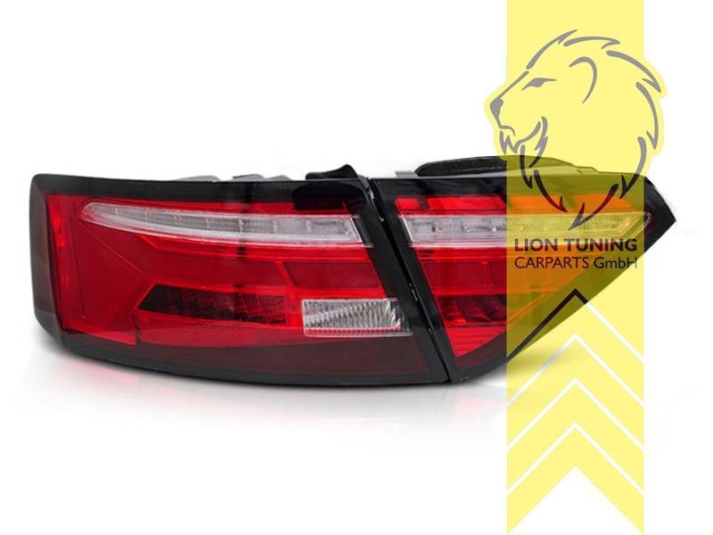 LT LED DRL Lightbar Rear Tail Lights Audi A5 8T 8F 11-16 Coupe Cabrio Sportb LHD