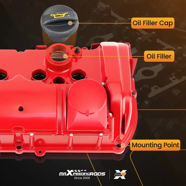 MXPR Upgraded Aluminum Valve Cover Set Mini Cooper S R55 R56 R57 R58 1.6T 11-16