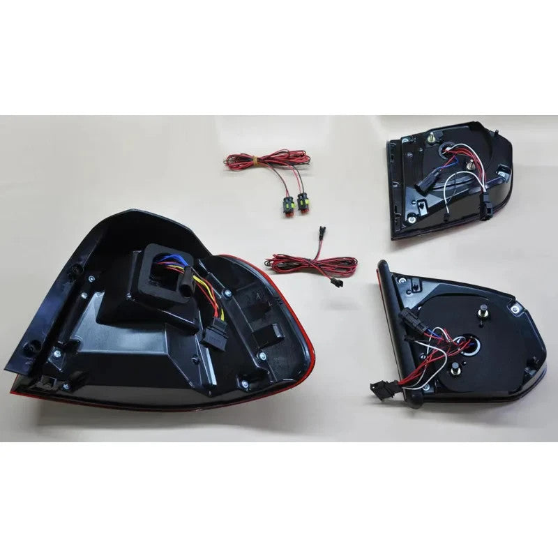 ATS Pair LED Dynam Lightbar REAR Tail LIGHTS VW Golf 8 Style VI 08-12 Red Sm LHD