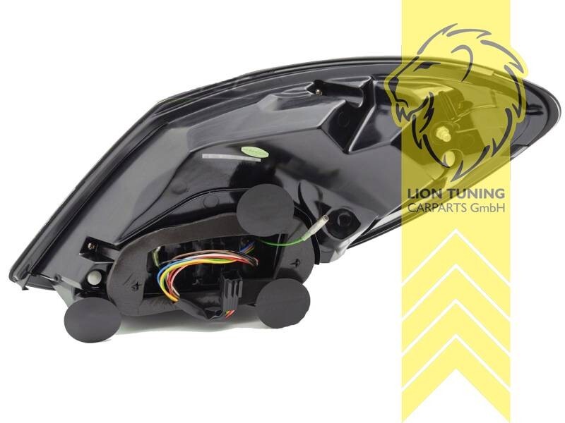 LT LED DRL Lightbar Rear Tail Lights Mercedes Benz C-Class W205 14-21 smoke LHD