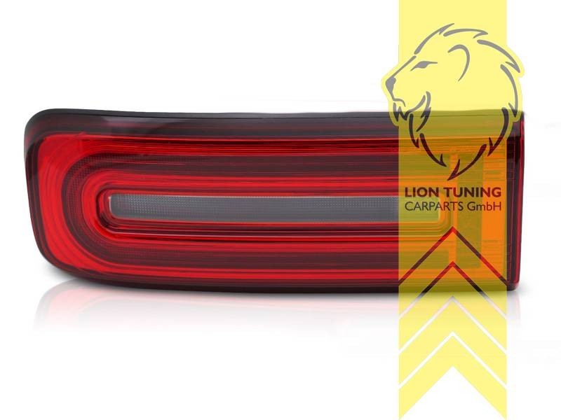LT LED Lightbar Rear Lights Mercedes W461 W463 W464 18+ G-Class red LHD