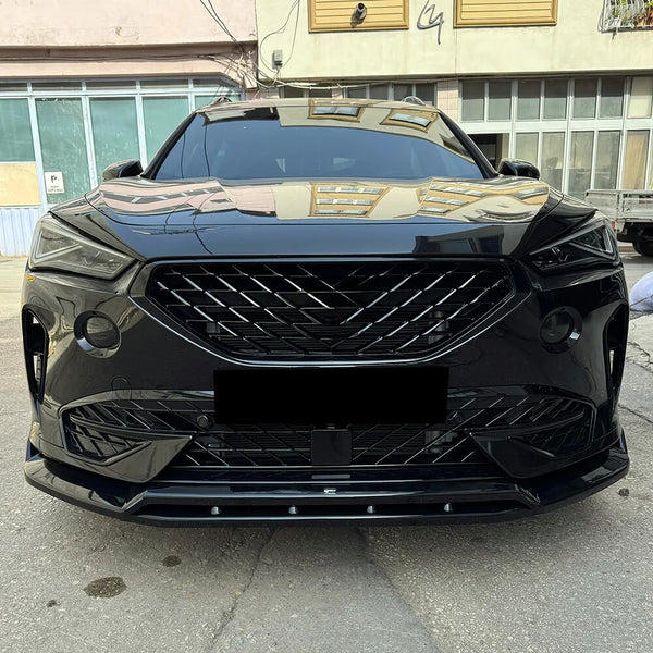 OW Front Bumper Splitter CUPRA Formentor 20-24 ABS Gloss Black