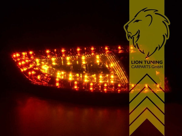 LT Pair LED DRL Lightbar Rear Tail Lights Lamps Porsche 911 Type 997 black LHD