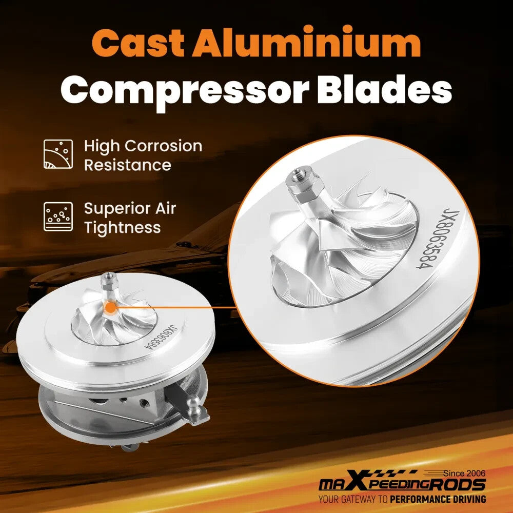 MXPR Is38 Upgrade Turbo Cartridge VW Golf Mk7 Vii 2.0 R Audi A3 S3 Quattro 2.0