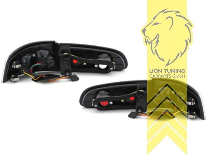 LT Pair Halogen Afterburner Rear lights Seat Ibiza 6L 3 6L1 MK3 white chrome LHD