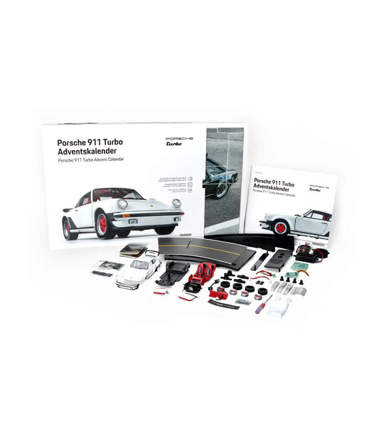 FRANZIS Porsche 911 Turbo Collectable Advent Calendar Your Own Desk Model Kit