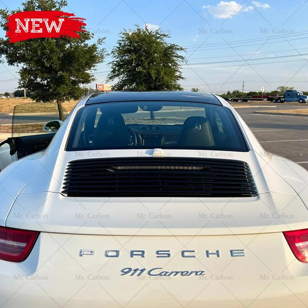 Porsche  911 991.1 GTS rear grille trim panel boot trunk engine cover FRP