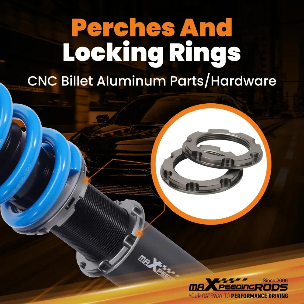 MXPR 24WAY Pro Performance Lowering Coilovers VW T6  VW MK5 MK6 GOLF JETTA 06-14