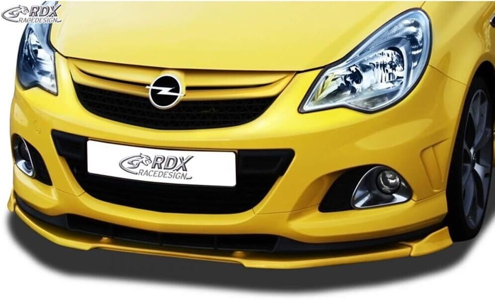 RDX Opel Corsa D FL Facelift Front Bumper Splitter Lip Diffuser Spoiler Valance