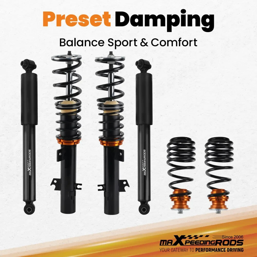 MXPR Adjustable Height Lowering Coilovers Peugeot 207 Hatch 06-14 1.4 1.6