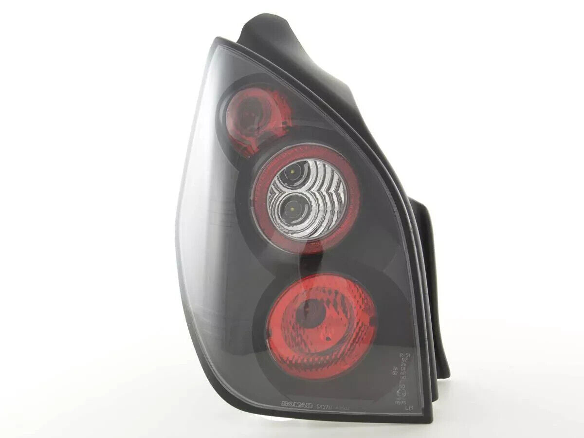 FK Pair REAR Tail LIGHTS Citroen C2 J HFX J KFV J 8HX J NFU 03+ Black LHD