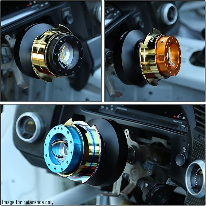 NRG Innovations SRK-200BK Gun Metal Quick Release Steering Wheel Boss Hub Univ