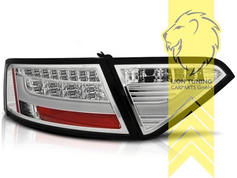 LT LED DRL Lightbar Rear Lights Tail 07-11 Audi A5 8T Coupe Sportback white LHD