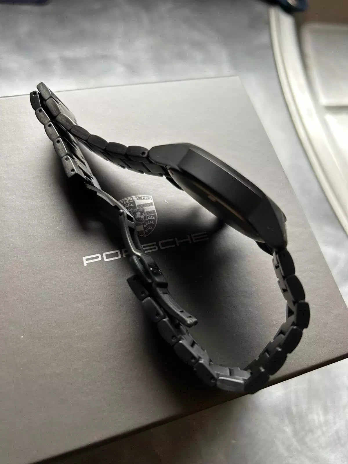 WAP0700200P042 Rare 1911 Limited Edition Genuine Porsche Martini Racing Chrono Mens Watch 42mm Ronda 5030D