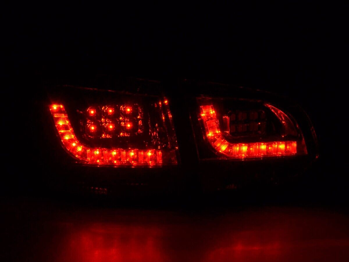 FK Pair LED Lightbar Rear Lights VW Golf 6 MK6 1K 08-12 red / black LHD