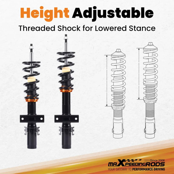 MXPR Adjustable Height Lowering Coilovers VW Transporter MK 5 T5 T6 T28 T29 T30