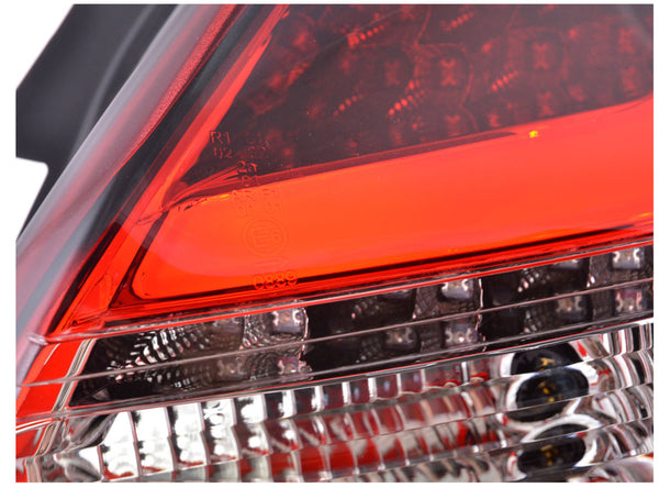 FK Pair Rear lights LED lightbar Ford Focus 3 C346 MK3 red smoke 11-14 SEQ LHD